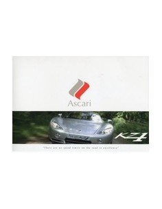 2006 ASCARI KZ1 BROCHURE ENGELS 502/950