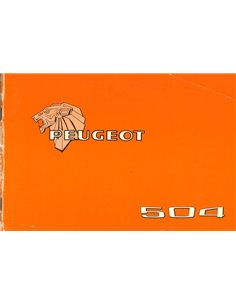 1978 PEUGEOT 504 OWNERS MANUAL