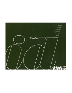1965 CITROEN ID 19 BROCHURE FRANS