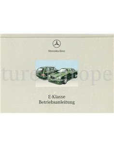 2000 MERCEDES BENZ E KLASSE INSTRUCTIEBOEKJE HARDCOVER DUITS