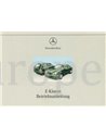 2000 MERCEDES BENZ E CLASS OWNERS MANUAL HARDBACK GERMAN