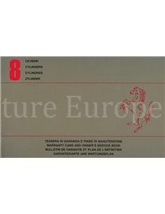 1986 FERRARI 328 GTB GTS, Mondial 3.2 COUPÉ CABRIOLET GARANTIE & SERVICEBOEK 452/86