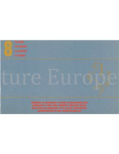 1985 FERRARI 328 GTS GARANTIE & SERVICEBOEK 393/85