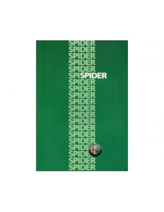 1988 ALFA ROMEO SPIDER BROCHURE DUITS