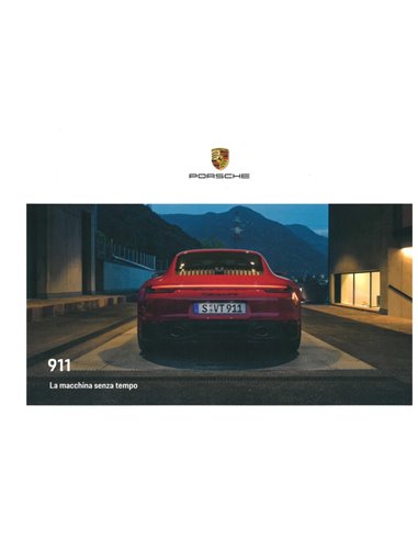 2022 PORSCHE 911 CARRERA & TARGA HARDCOVER PROSPEKT ITALIENISCH