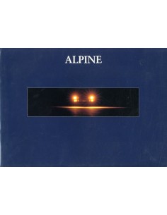1992 ALPINE A610 TURBO BROCHURE FRANS