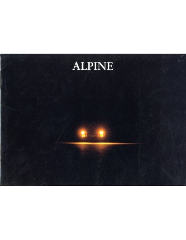 1991 ALPINE A610 TURBO BROCHURE FRANS