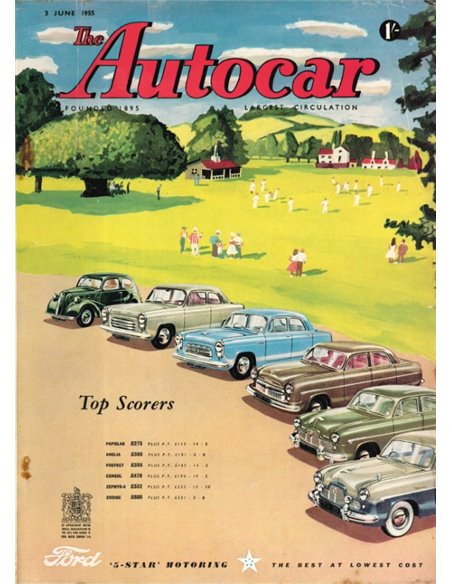 1955 THE AUTOCAR TIJDSCHRIFT 06 ENGELS