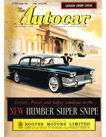 1960 THE AUTOCAR TIJDSCHRIFT 10 ENGELS