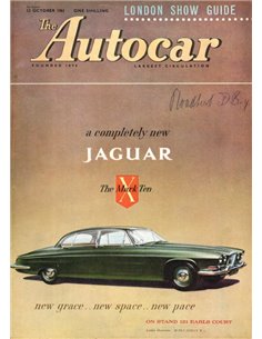 1961 THE AUTOCAR TIJDSCHRIFT 10 ENGELS