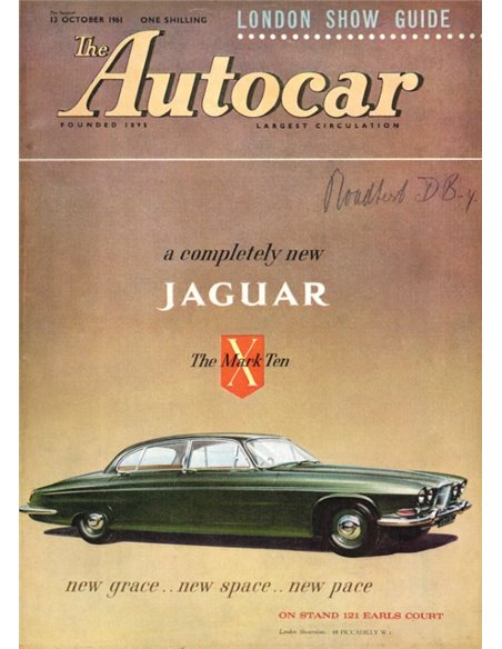1961 THE AUTOCAR TIJDSCHRIFT 10 ENGELS
