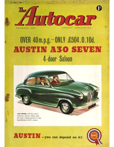 1955 THE AUTOCAR ZEITSCHRIFT 05 ENGLISCH