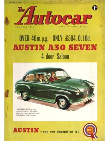 1955 THE AUTOCAR ZEITSCHRIFT 05 ENGLISCH