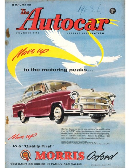 1958 THE AUTOCAR TIJDSCHRIFT 01 ENGELS