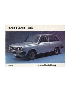 1978 VOLVO 66 INSTRUCTIEBOEKJE NEDERLANDS