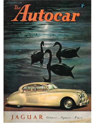 1954 THE AUTOCAR TIJDSCHRIFT 01 ENGELS