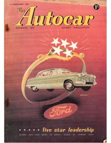 1954 THE AUTOCAR TIJDSCHRIFT 02 ENGELS