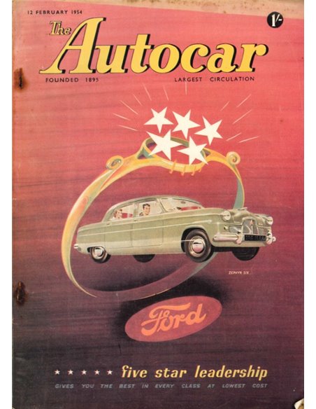 1954 THE AUTOCAR TIJDSCHRIFT 02 ENGELS