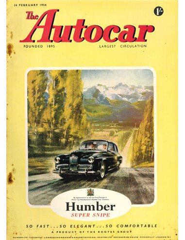 1954 THE AUTOCAR TIJDSCHRIFT 02 ENGELS