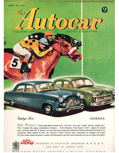 1951 THE AUTOCAR TIJDSCHRIFT 05 ENGELS