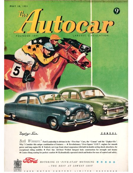 1951 THE AUTOCAR ZEITSCHRIFT 05 ENGLISCH