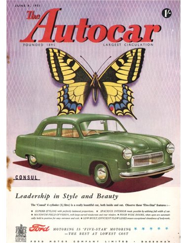1951 THE AUTOCAR TIJDSCHRIFT 06 ENGELS