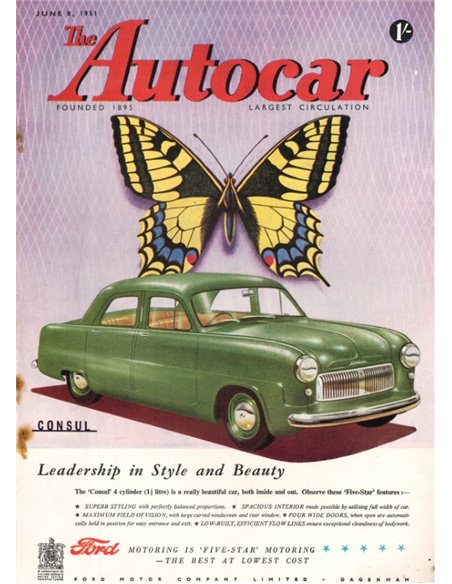 1951 THE AUTOCAR TIJDSCHRIFT 06 ENGELS