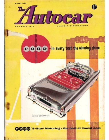 1958 THE AUTOCAR ZEITSCHRIFT 05 ENGLISCH