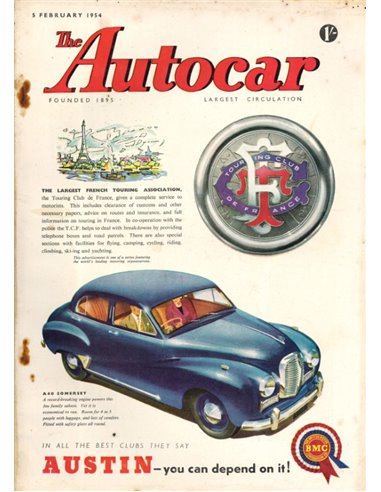 1954 THE AUTOCAR TIJDSCHRIFT 02 ENGELS
