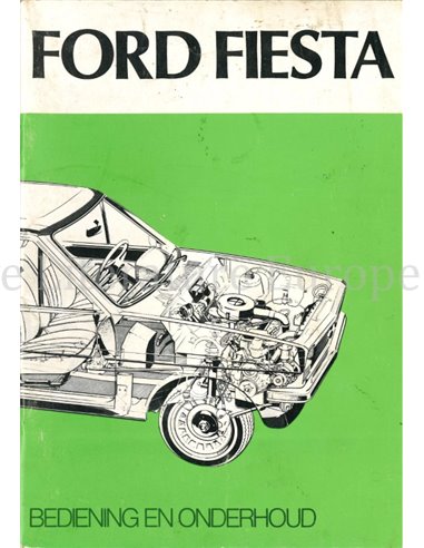 1976 FORD FIESTA OWNERS MANUAL DUTCH