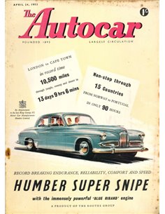1953 THE AUTOCAR ZEITSCHRIFT 04 ENGLISCH