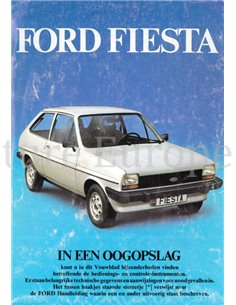 1981 FORD FIESTA INSTRUCTIEBOEKJE NEDERLANDS