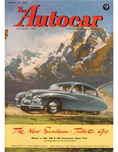 1951 THE AUTOCAR TIJDSCHRIFT 04 ENGELS