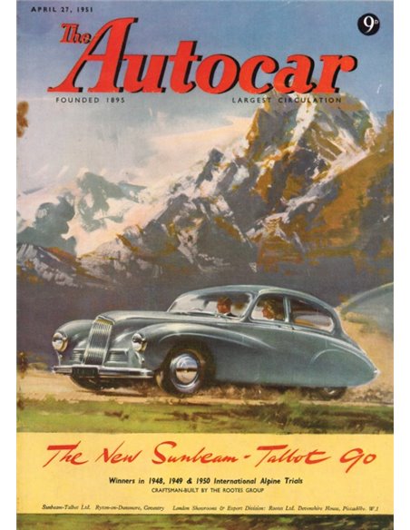 1951 THE AUTOCAR TIJDSCHRIFT 04 ENGELS