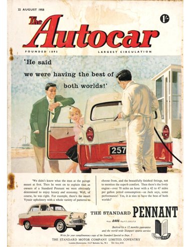 1958 THE AUTOCAR TIJDSCHRIFT 08 ENGELS