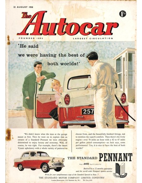 1958 THE AUTOCAR TIJDSCHRIFT 08 ENGELS