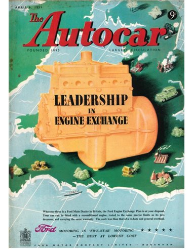 1951 THE AUTOCAR ZEITSCHRIFT 04 ENGLISCH