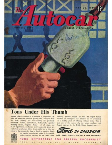 1949 THE AUTOCAR TIJDSCHRIFT 05 ENGELS