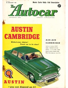 1955 THE AUTOCAR TIJDSCHRIFT 01 ENGELS