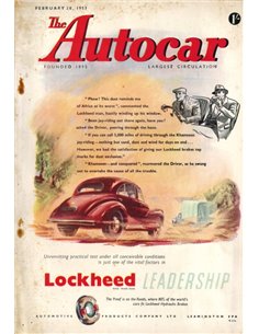 1953 THE AUTOCAR TIJDSCHRIFT 03 ENGELS