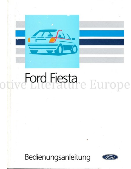 1989 FORD FIESTA OWNERS MANUAL GERMAN