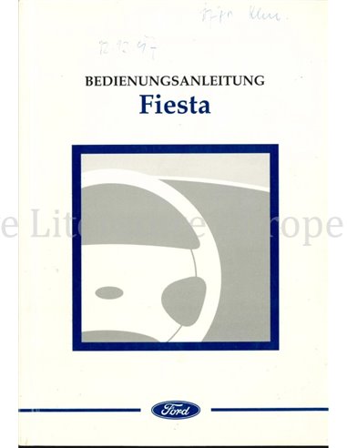 1997 FORD FIESTA OWNERS MANUAL GERMAN