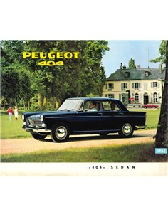 1963 PEUGEOT 404 SEDAN BROCHURE DUTCH