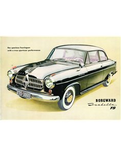 1956 BORGWARD ISABELLA TS LEAFLET ENGELS