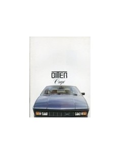 1983 BITTER SC COUPE BROCHURE DUITS