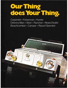1975 VOLKSWAGEN THING BROCHURE ENGLISH (US)