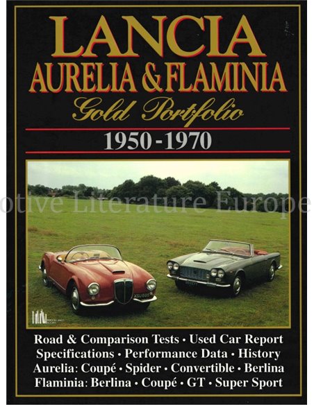 LANCIA AURELIA & FLAMINA GOLD PORTFOLIO 1950-1970