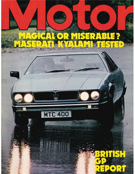 1978 MOTOR MAGAZINE 3954 ENGLISH