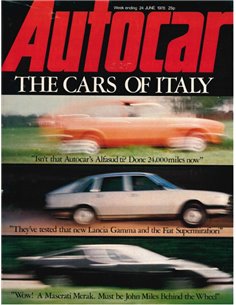 1978 AUTOCAR MAGAZINE 4259 ENGELS