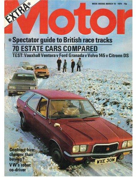1974 MOTOR MAGAZINE 3727 ENGLISH
